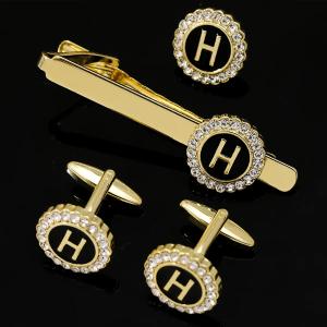 Custom Made Tie Clips A-Z 26 Letters Capital Initial Cufflinks And Tie Clips For Men
