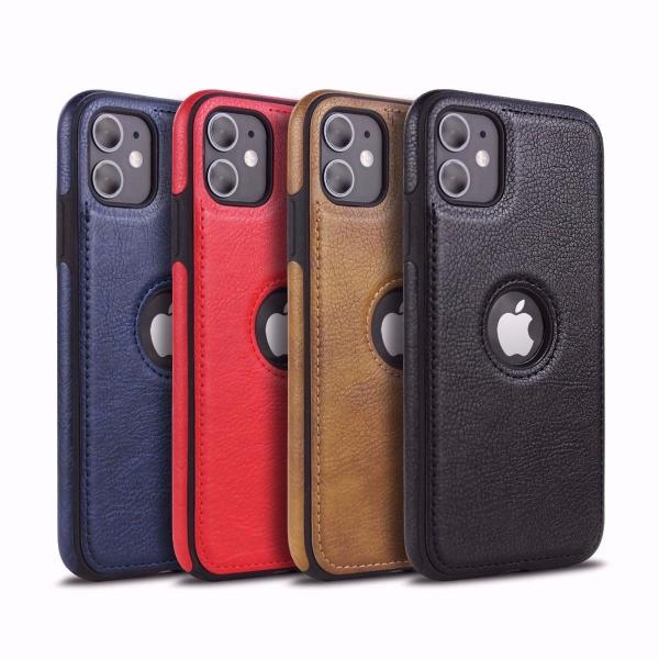 Iphone 12 Pro Max Car Line Stitching PU PC Leather Soft Phone Cover Luxury Cell