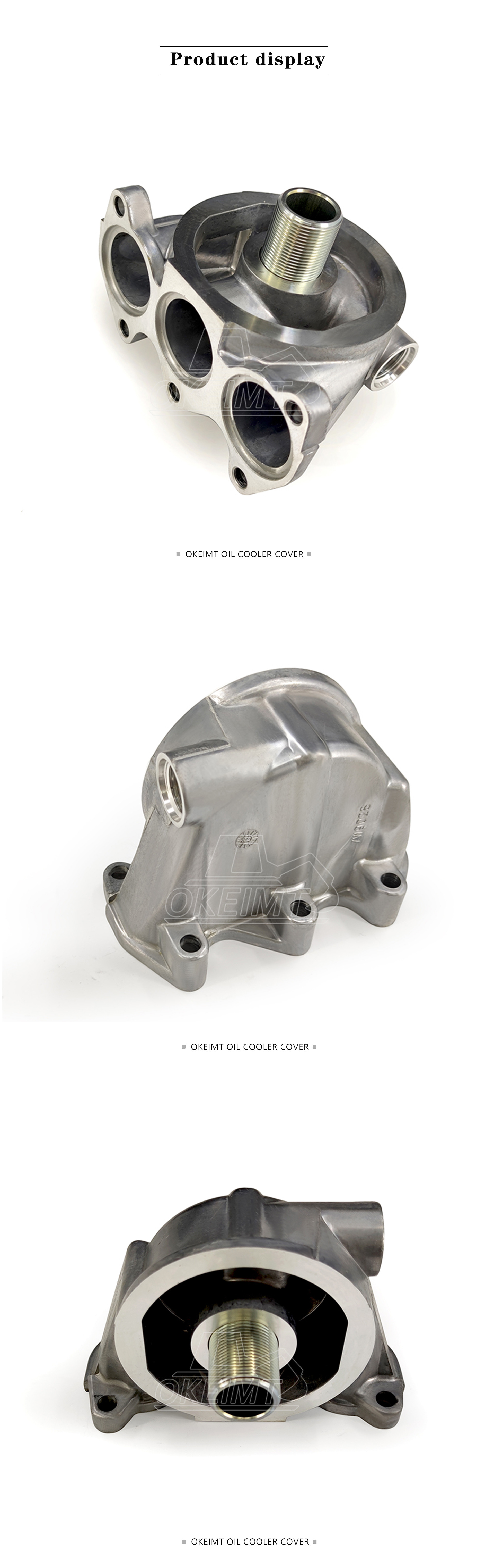 New 1R-1807 Oil Filter Head Fit For CATEE C7 Engine E325D E329D Excavator Oil Filter Head E329D