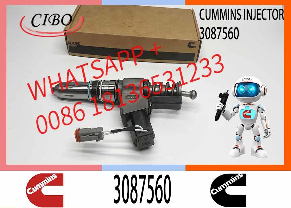 Factory OEM quality Brand New Diesel Common Rail Fuel Injector Assembly 4307516 3087560 4384360 for C ummins N14 engine