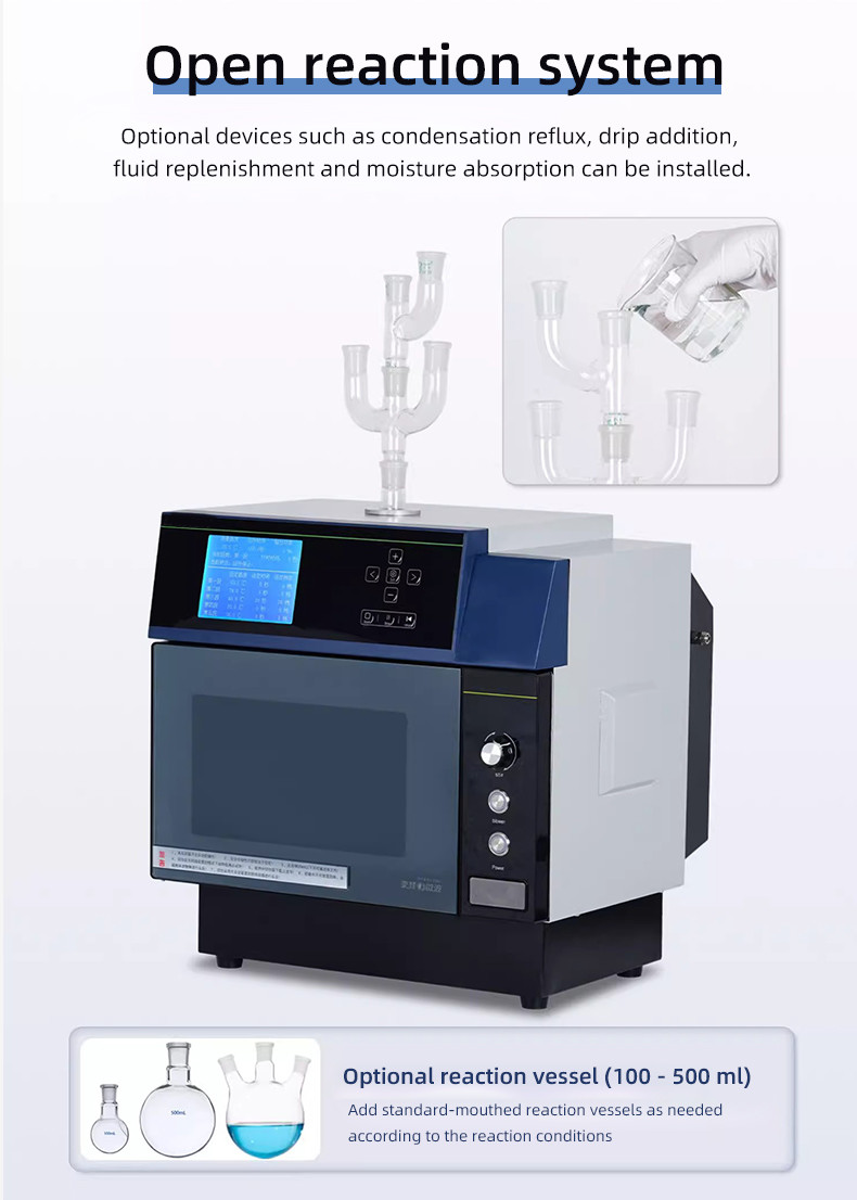 Microwave Chemical Synthesis Instrument Microwave Hydrothermal Synthesis Instrument Variablefrequency Microwave Chemical Reactor