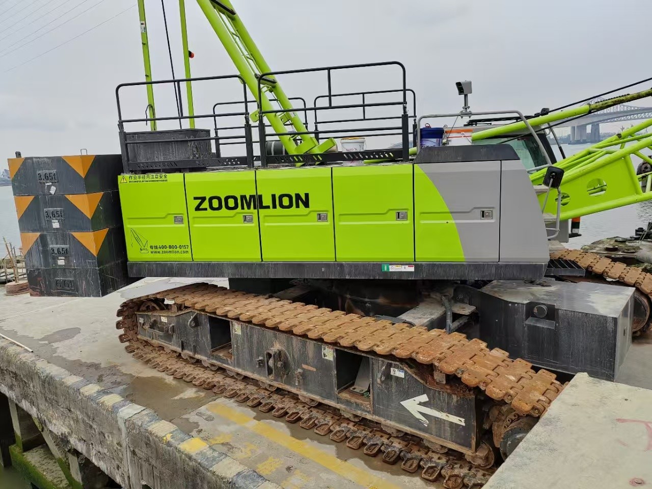 Zoomlion Crawler Crane 85 Tons, Has a Mature Used Crawler Crane Export Experience