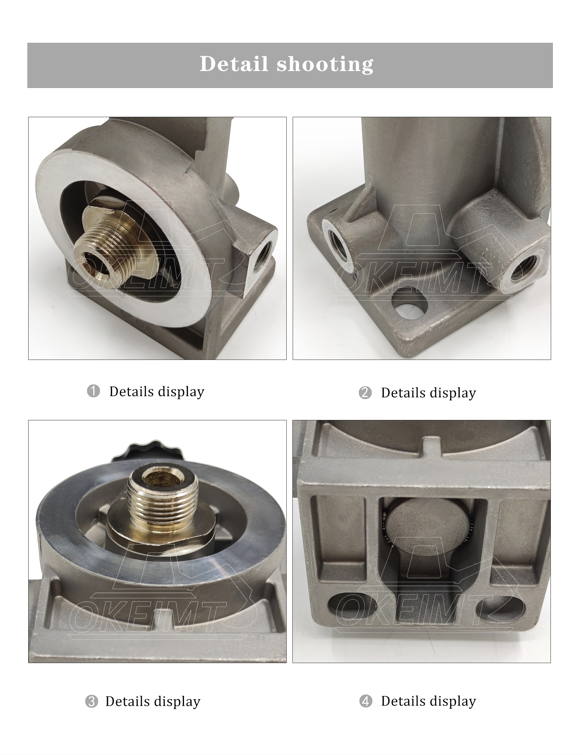 Factory Supply 6754-71-7200 PC200-8 PC240-8 Excavator Oil Filter Head 6D107 Engine Fuel Feed Pump 6754-71-7200