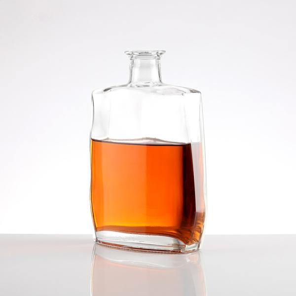 2023 Professional 500ml 750ml 1000ml Square Gin Rum Vodka Whisky Glass Bottle