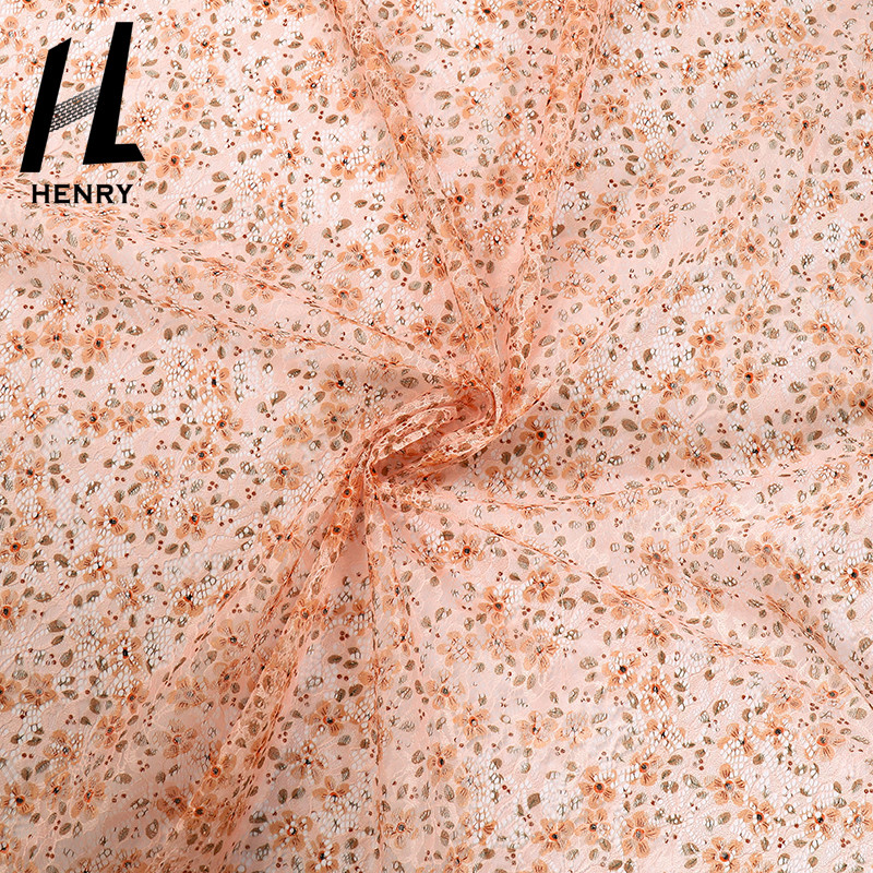 Wholesales High Quality Polyester Tulle Fabric Custom Print Embroidery Mesh Printed Fabric For Dress