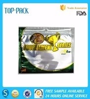 Laminated Material Plastic Holographic Bag Custom Printed Mylar Bags