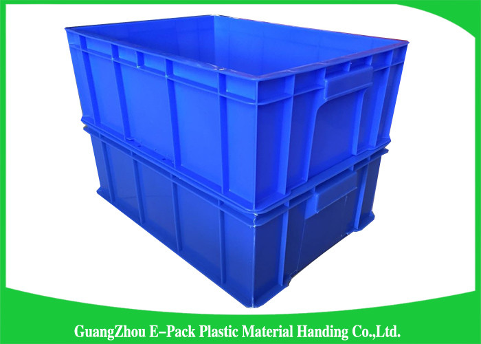 Rectangle Folding Plastic Storage Trays Long Service Life 545 * 420 * 380mm