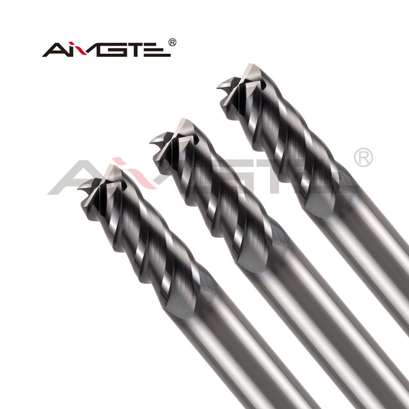 4 Flute Carbide U-Slot End Mill for Steel Stainless Inconel High Efficiency Roughing Finishing
