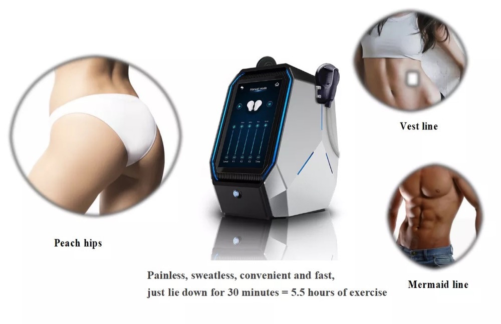 High Intensity Muscle Sculpting Machine , Fat Reducing EMS Slim Machine