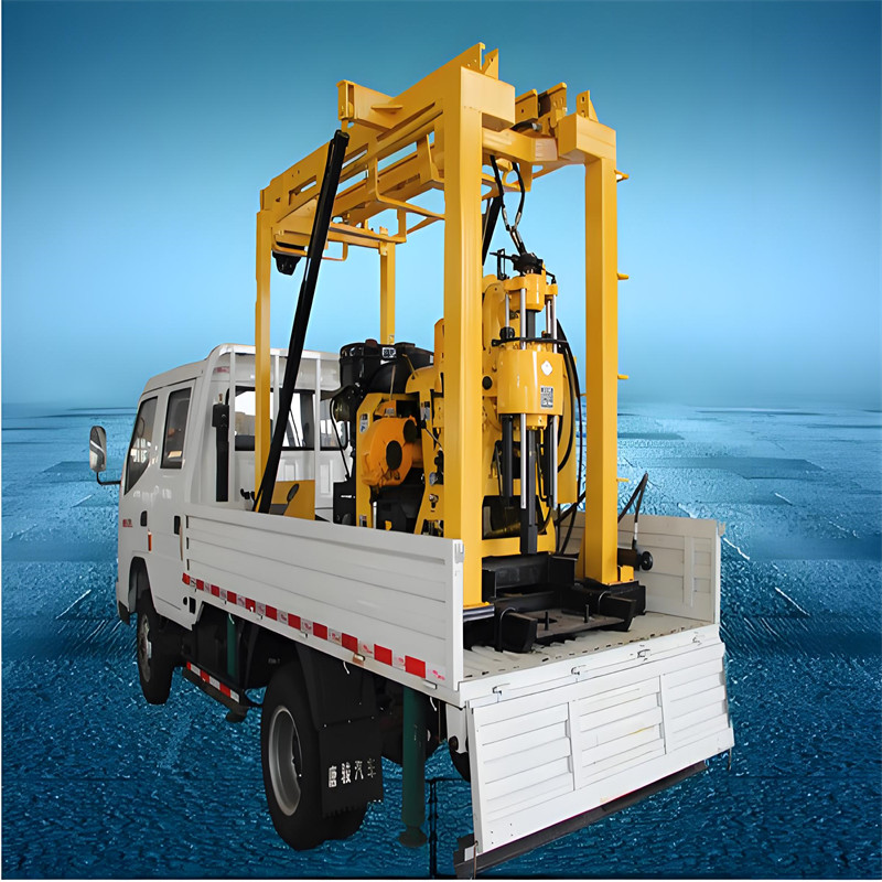 Hydraulic Water Well Borehole Core Drill Equipment Trailer Mounted 200m