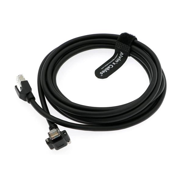 Alvin'S Cables GigE Cat 6 S/STP DrC With RJ45 Right Angle Locking Screws Data