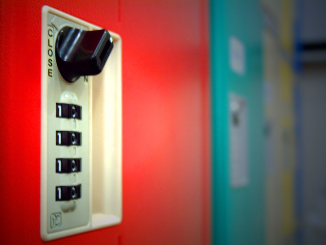 Keyless Security ABS Plastic Lockers For Employee, Water Resistant smart Lockers