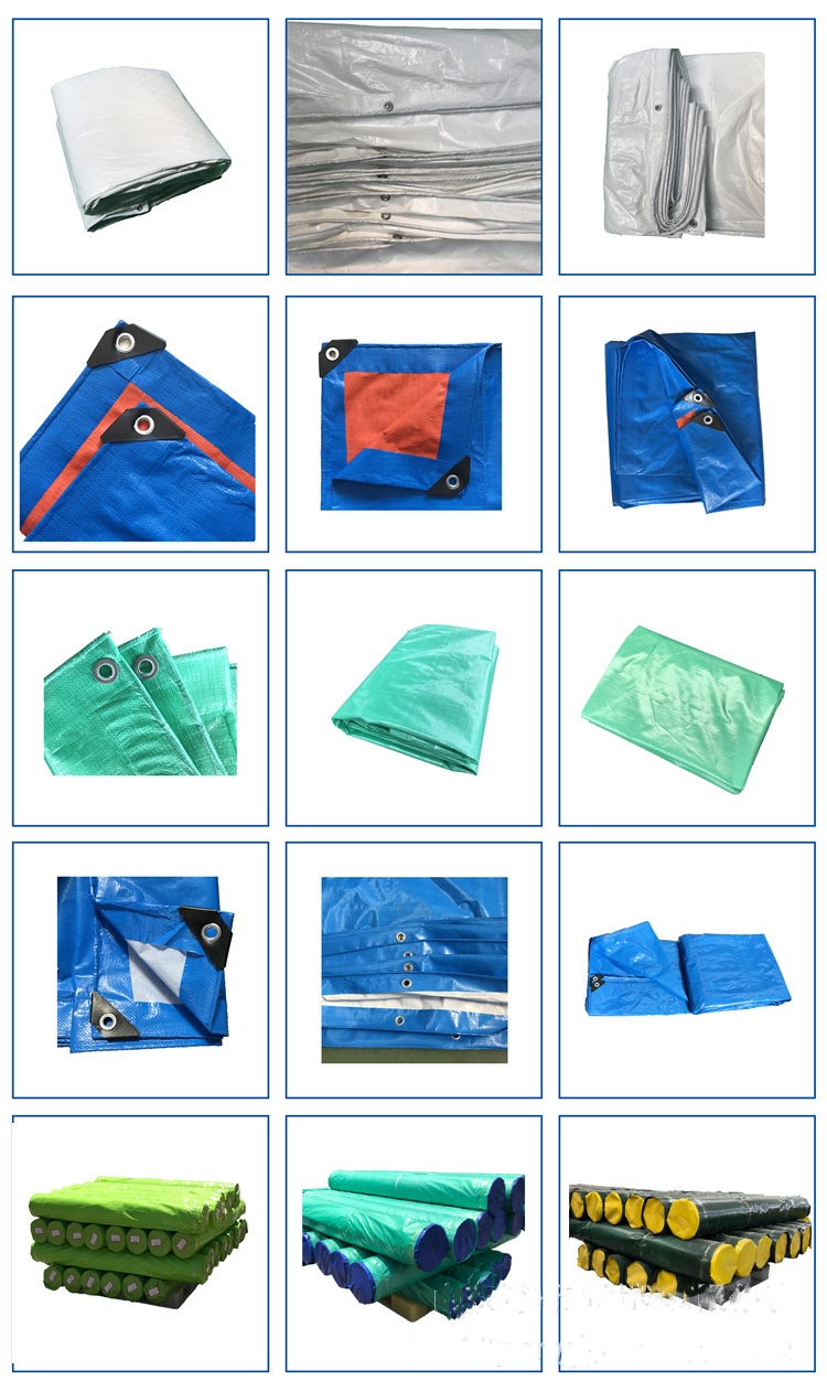 Waterproof Heavy Duty PE Tarpaulin Stripes for Outdoor-Tent Dustproof Sun Resistant