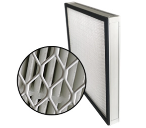 Portable 0.3 Micron H13 14 HEPA Air Filter With 99.99% Efficiency Aluminum Or Galvanized Frame For FFU