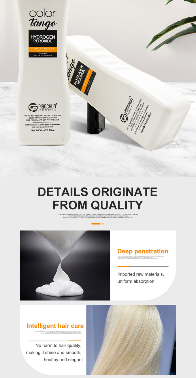 Gentle Formula Cream Developer For Hair Color , Hair Dye 20 Volume Developer