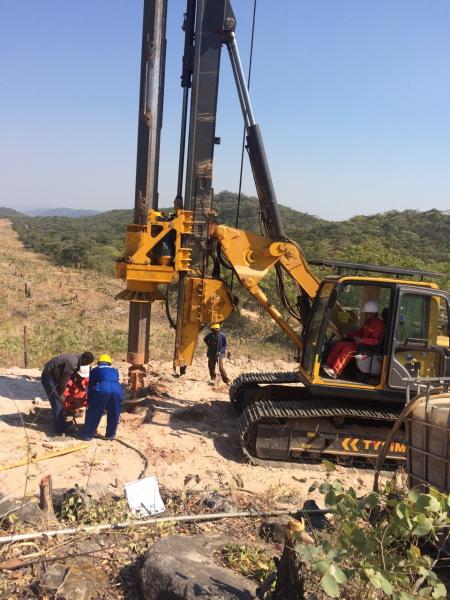 Kr150c Construction Foundation Drill Rig Rated Power 112kw High Stability 52m