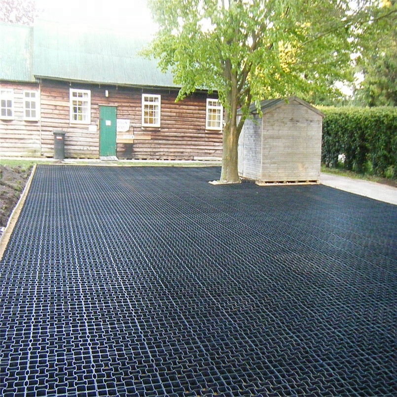 Driveway Lawn Reinforcement Planting with Modern Design Eco Plastic Grid Grass Paver