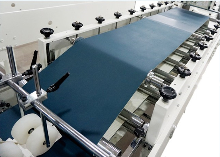 Compact Structure Carton Folding Gluing Machine For Lock Bottom Cardboard Production