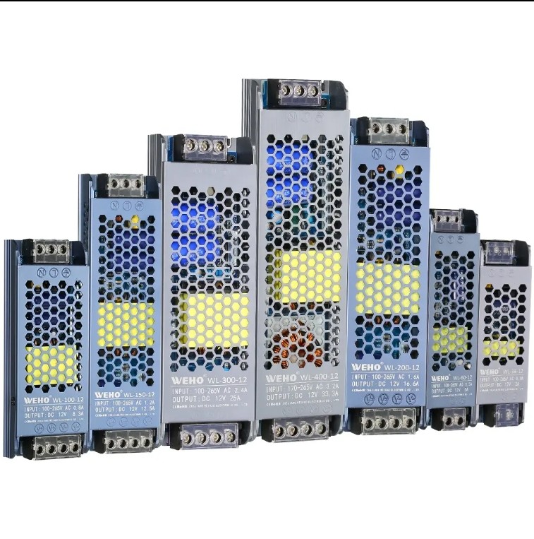 Ultra Thin And Slim Power Supply 12V/24V 60W 100W 150W Led Driver Switching Power Supply For Led Strip Light Tin Box