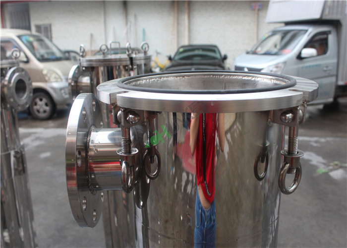 SUS304 SUS316 Single Cartridge Filter Housing In Drum Filter 1.50-3.00mm Thickness