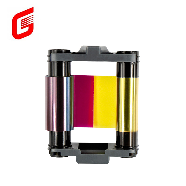 CBGR0100C YMCKO Color Ribbon 100 Prints Compatible with Badgy100 Badgy200 Printer