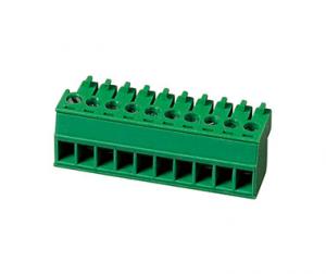 China CPT 3.50mm Pitch Electrical Connector Blocks , Pluggable Terminal Block With Crews 90° on sale