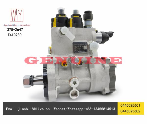 BOSCH GENUINE AND BRAND NEW DIESEL FUEL PUMP 0445025601, 0445025602, 375-2647,