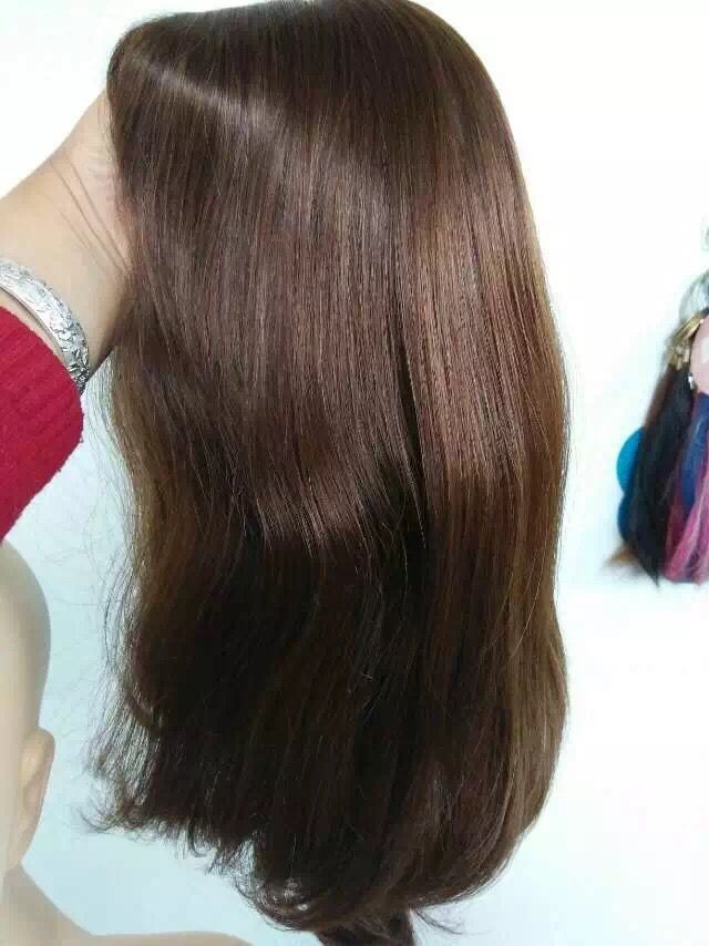 Factory Price 18 Inch Color #6 Unprocessed European Human Hair Jewish Wig Kosher Wig