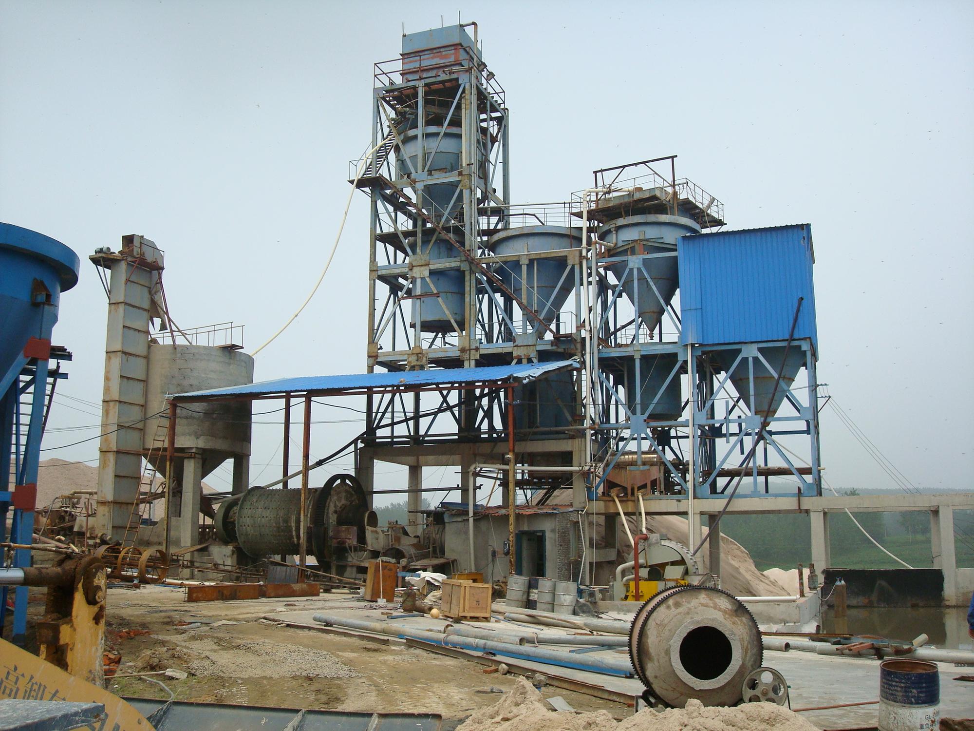 2023 Wet Feldspar Quartz Silica Concentrator Plant for Glass Sand Processing Equipment