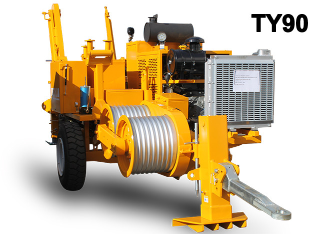 TY90 90kN Transmission Line Stringing Equipment Hydraulic Puller