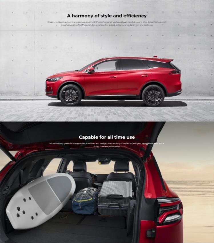 2024 Byd Tang Dm-I Champion Edition Hybrid Car Family SUV EV Car New Energy Vehicles Automobiles Byd Electric Car