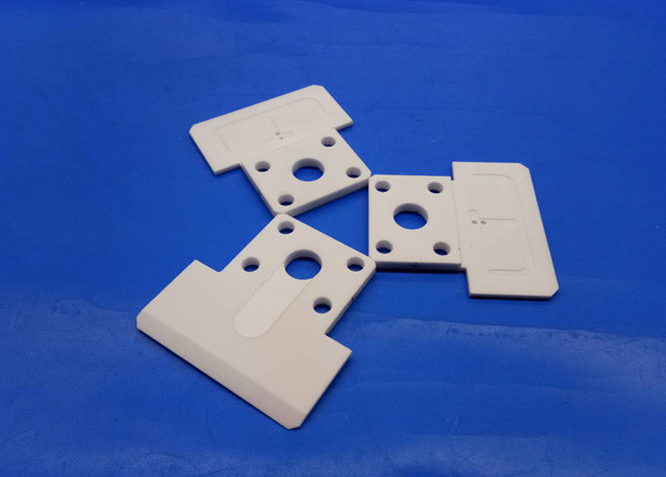 White color 99% Alumina Ceramic Plate / al2o3 Yarn Guide Plates