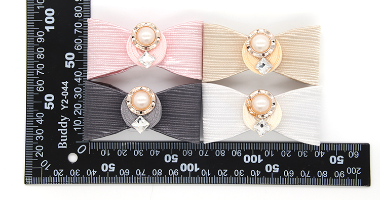 Pearl Simple Style Shoes Decoration Accessories Nickle / Black / Gold Color