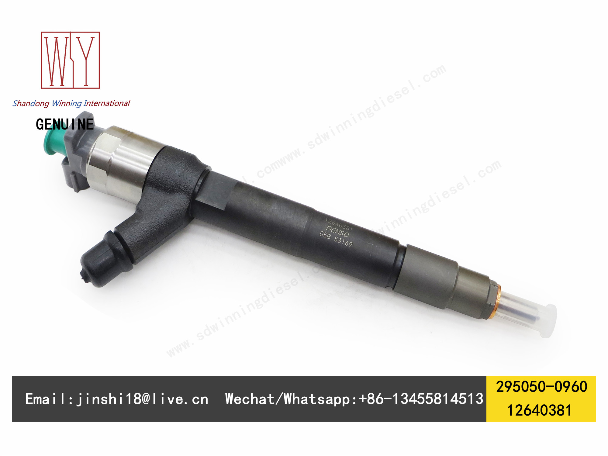 DENSO GENUINE AND NEW FUEL INJECTOR 295050-0960, 2950500960, 295050 0960 FOR GM AND CHEVROLET 12640381