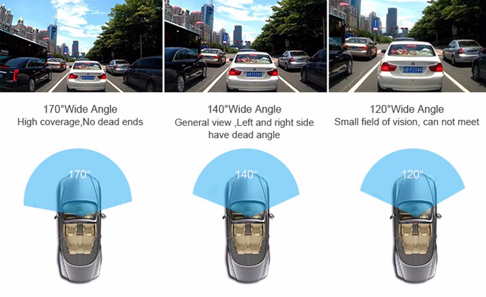 HD 1080P dash camera dual lens Super Capacitor FHD 1080P Novatek 96655 AR0330 6G Lens Video Recorder