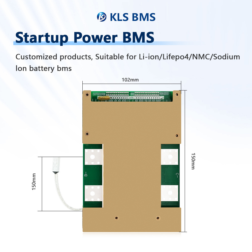  3S-24s 35A-60A NCM LiFePO4 BMS Starting Board 600A-1200A For Automobile Starting Battery Manufactures