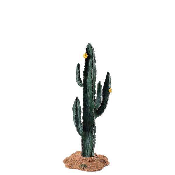 Realistic Plant Figures Little Yellow Flower Cactus Model Toy Collection Party