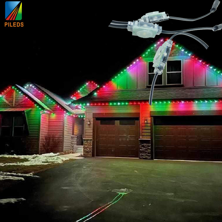 30MM DC48V RGBW Outdoor aluminum profile permanent led christmas led pixel point light
