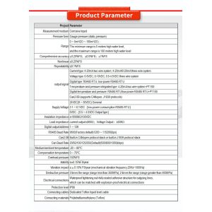 Customized UNIVO UBPT500-602TY Liquid Level Gauge Sensor for High Accuracy