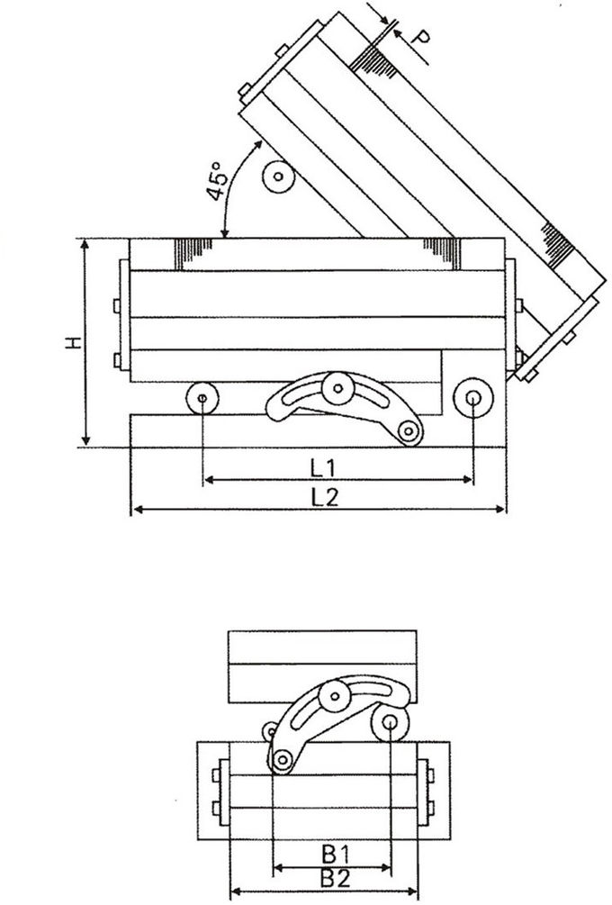 XM43 150*300mm Magnetic Sine Plate For Grinding Machine