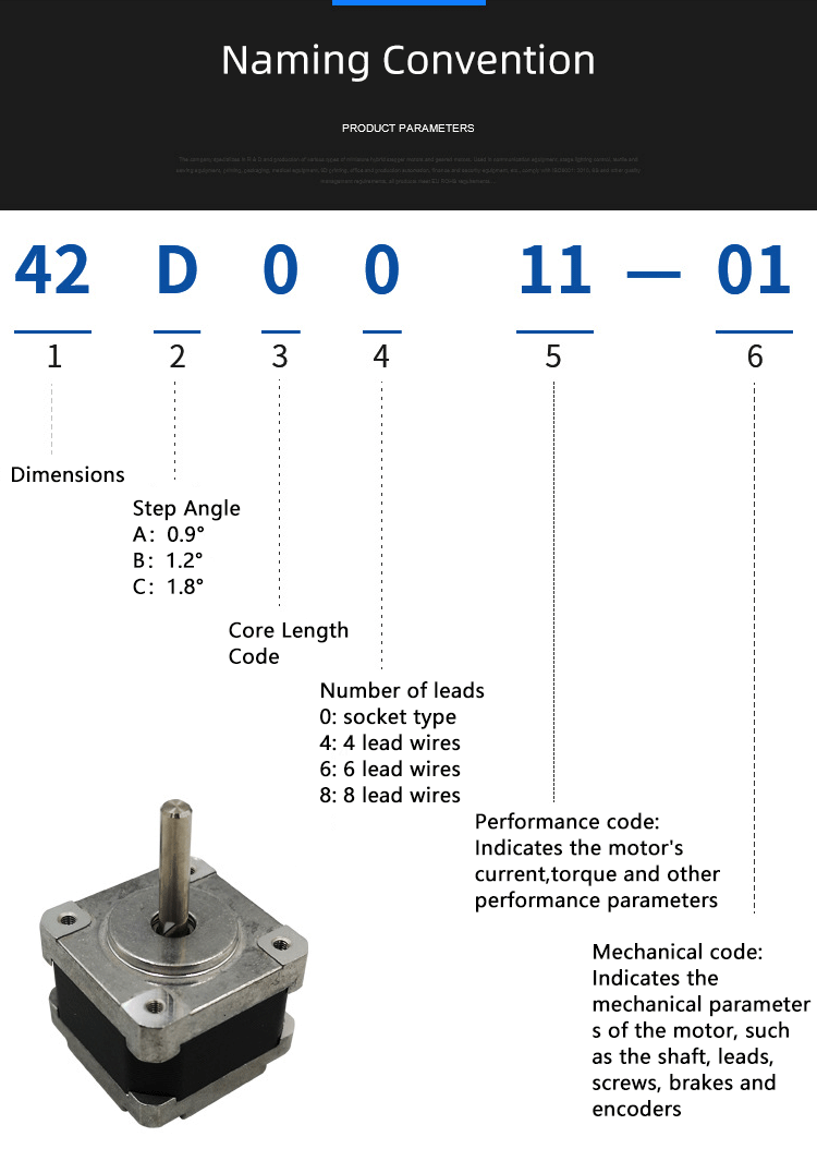 Faradyi High Precision Stepper Motor Nema14 Holding Torque 140mNm Stepping Angle 1.8 Degree For CNC Machine and Robot