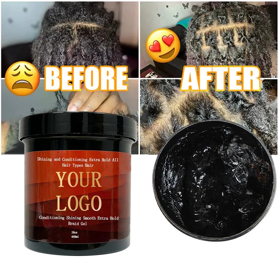 16oz Wax Styling Tamer Edge Control for Black Hair No Flaking Edge & Braid Gel Original Twist Collection Smooth Extra Firm Hold