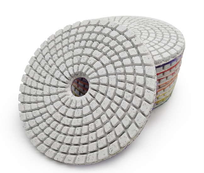 Thickness 3mm Resin Diamond Polishing Pad For Polishing 100mm 125mm