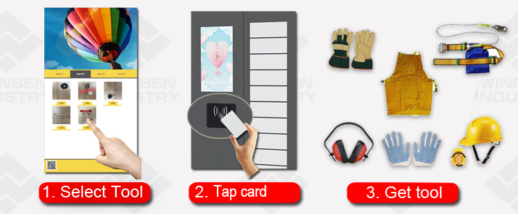 Workshop Staff Protective Ppe Equipment Vending Lockers