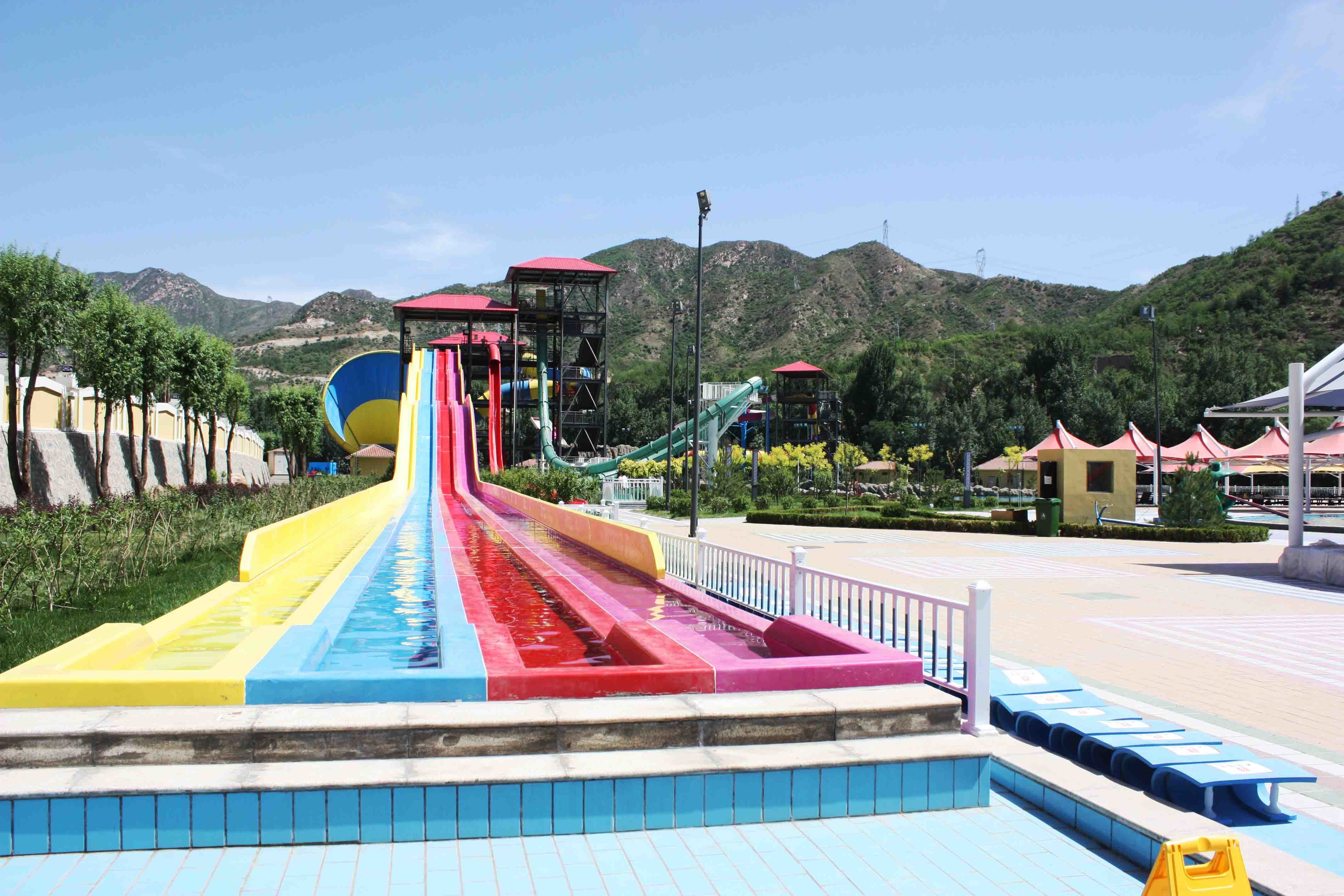 General Water Park Item Custom Water Slide , High Speed Adult Plastic Water Slide for Water Park