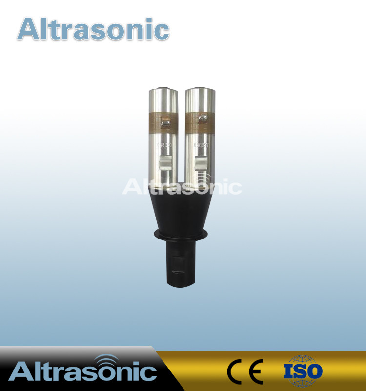 Standard Type 15 khz Ultrasonic Double Horn Transducer For High Power Application