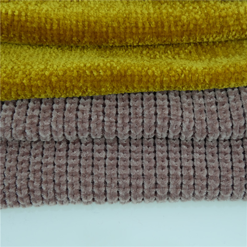 Big Crochet Chenille Yarn 100% Velvet Polyester Yarn Dyed Chunky