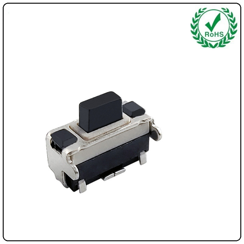  Tactile Switch 2*4*3.5 Black/White Button Side Press Tact Switch Manufactures