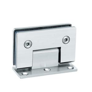  Stainless steel Wall to Glass bathroom hinge RS801, Square 90 degree, Single side stainless steel Manufactures