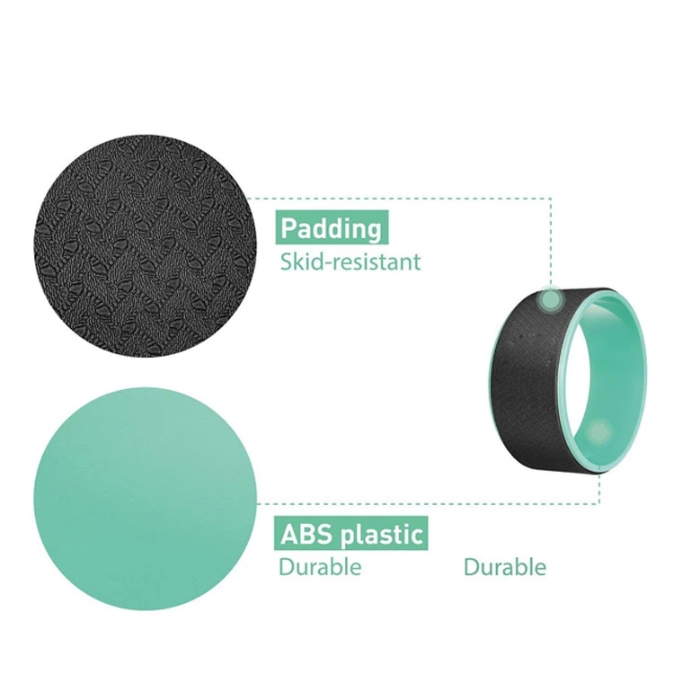 5.12in High Density Extra Large Yoga Wheel Back Crack Ore Training Exercise
